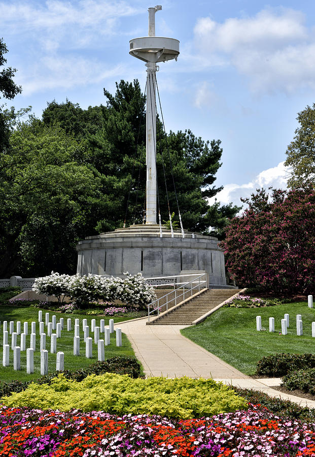 USS Maine Memorial in Arlington National Cemetery Photograph by Brendan Reals