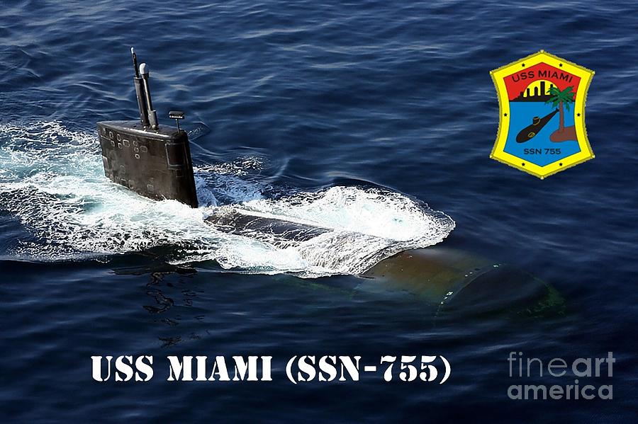 Uss Miami Photograph By Baltzgar - Pixels