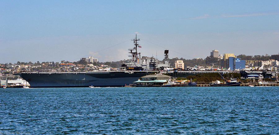 USS Midway 1 Photograph by Tommy Anderson