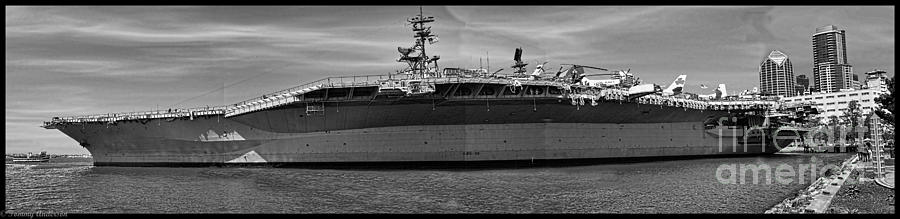 USS Midway Panoramic Photograph by Tommy Anderson