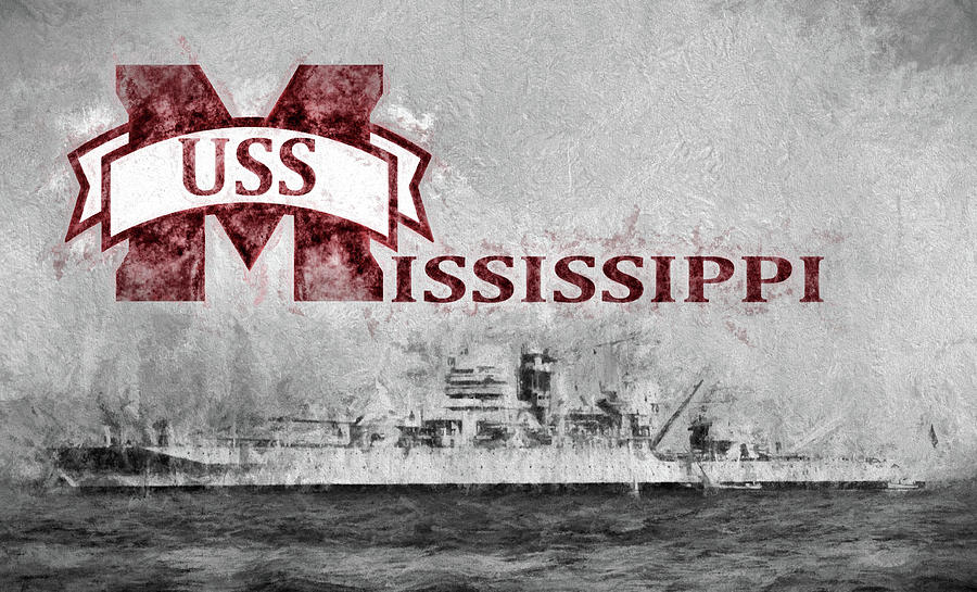 USS Mississippi Photograph by JC Findley
