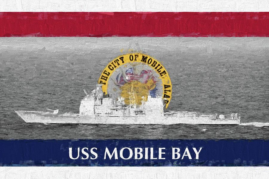 USS Mobile Bay Photograph by JC Findley