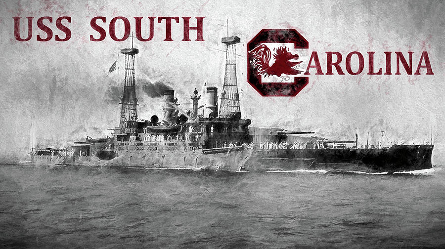 USS South Carolina Photograph by JC Findley