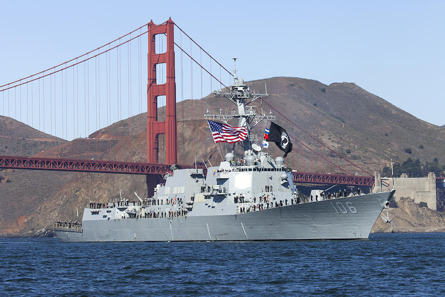 USS Stockdale DDG-106 Photograph by Rick Pisio