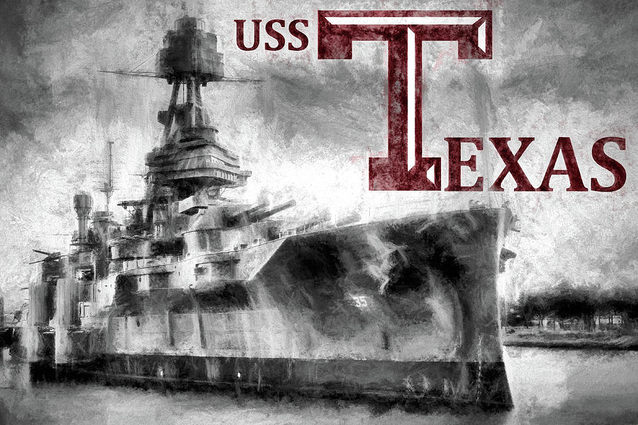 USS Texas Aggie Style Photograph by JC Findley