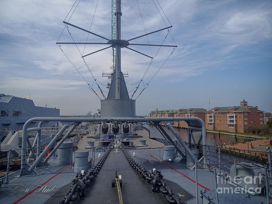 USS Wisconsin  Photograph by Melissa Messick