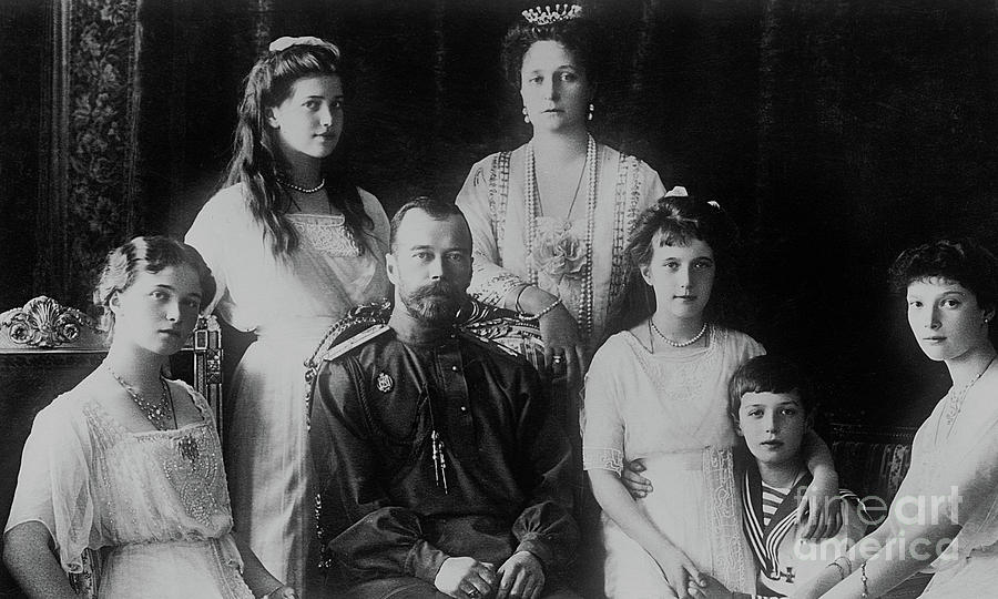 Russian Royal family, 1914 Photograph by Russian School