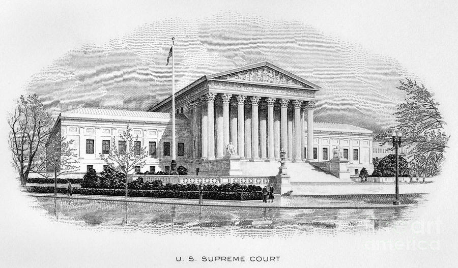 U.s.supreme Court Building Photograph by Granger
