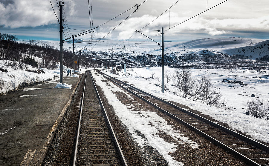 Ustaoset Rail Station Norway Photograph by Adam Rainoff