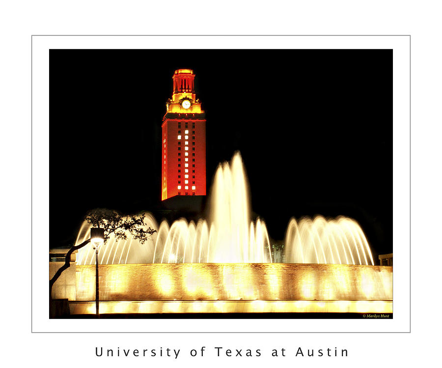 UT Tower Poster Photograph by Marilyn Hunt