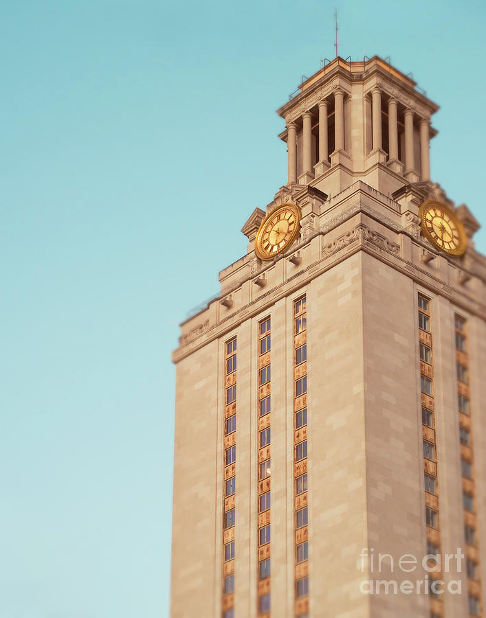 University Of Texas Photograph - UT Tower by Sonja Quintero