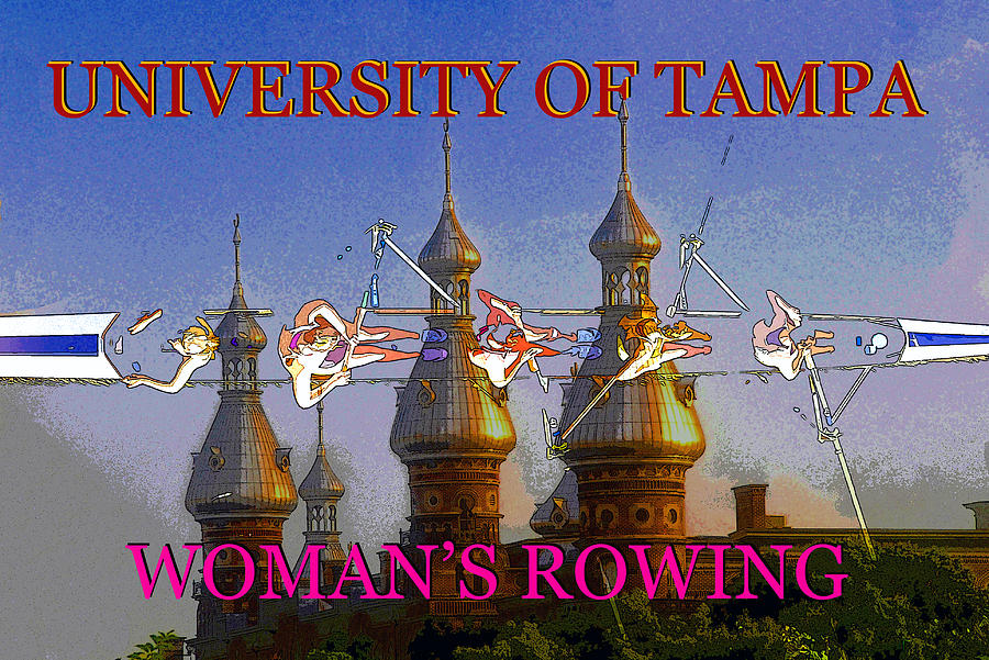 UT womans sports Painting by David Lee Thompson