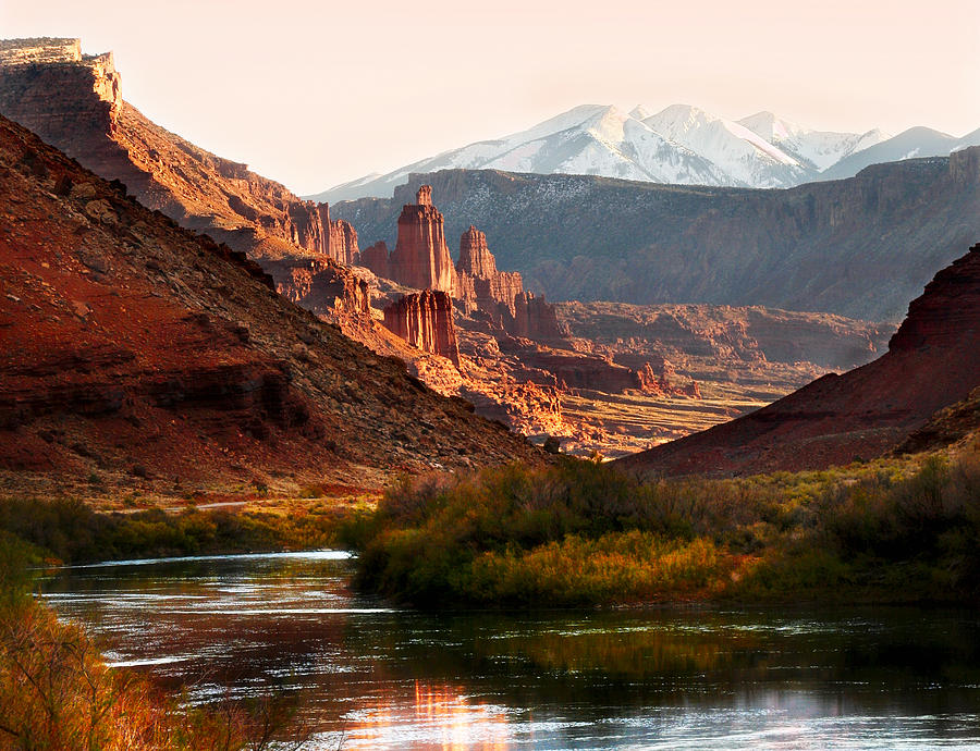 Utah Colorado River Spires Photograph by Marilyn Hunt