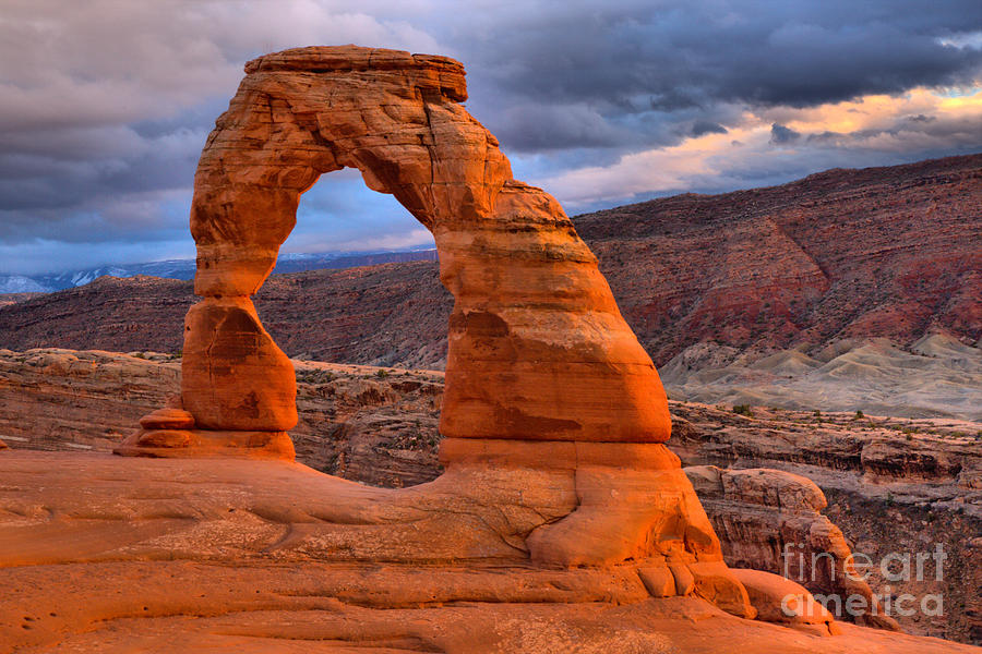 Utah Delicate Arch Sunset Photograph by Adam Jewell