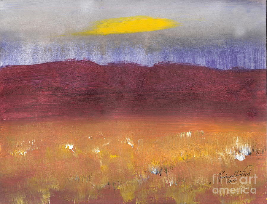 Utah Hills and Sand Dunes 3 Painting by Richard W Linford