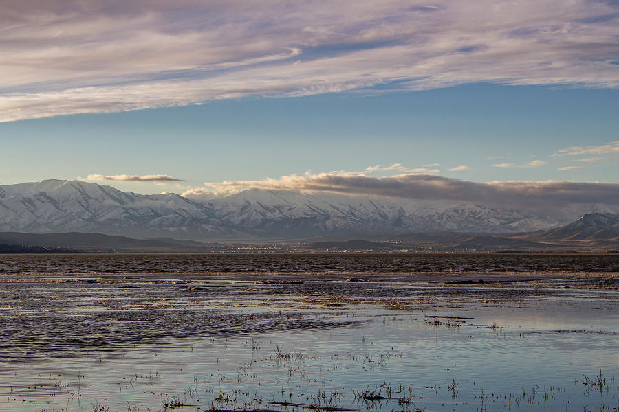 Utah Lake In February Photograph