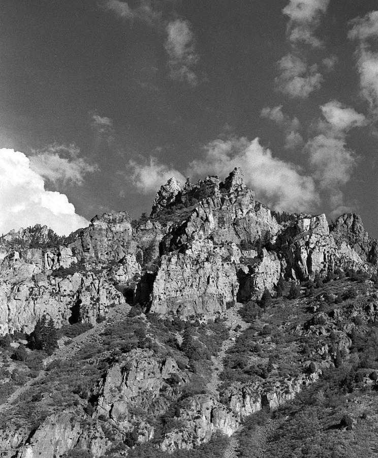 Utah Mountains near Sun Valley 2003  Photograph by Paul Ross