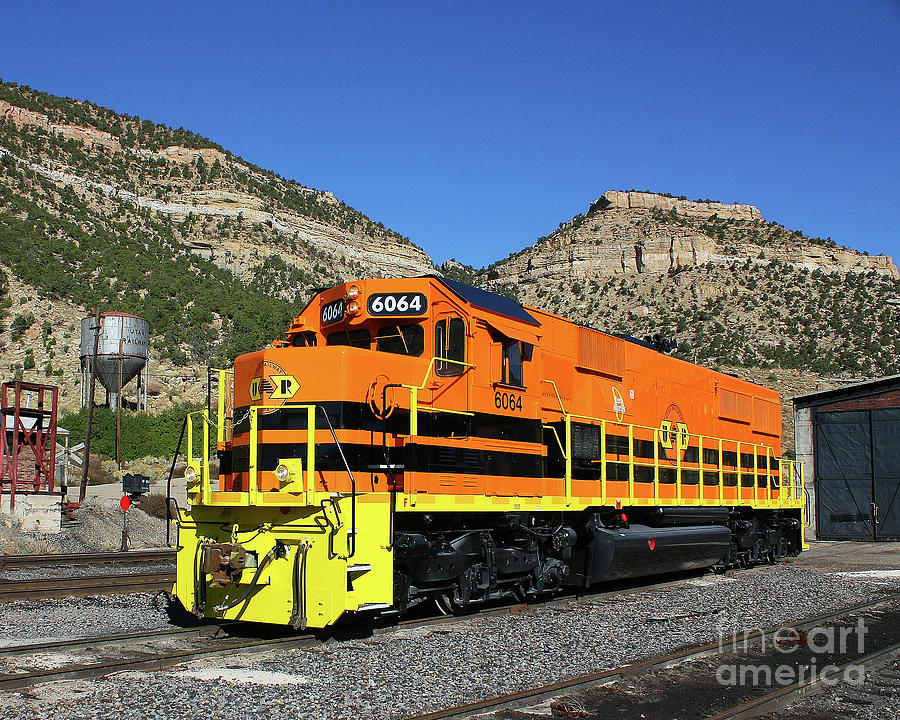 Utah Railway 6064 Freshly Painted Photograph by Malcolm Howard