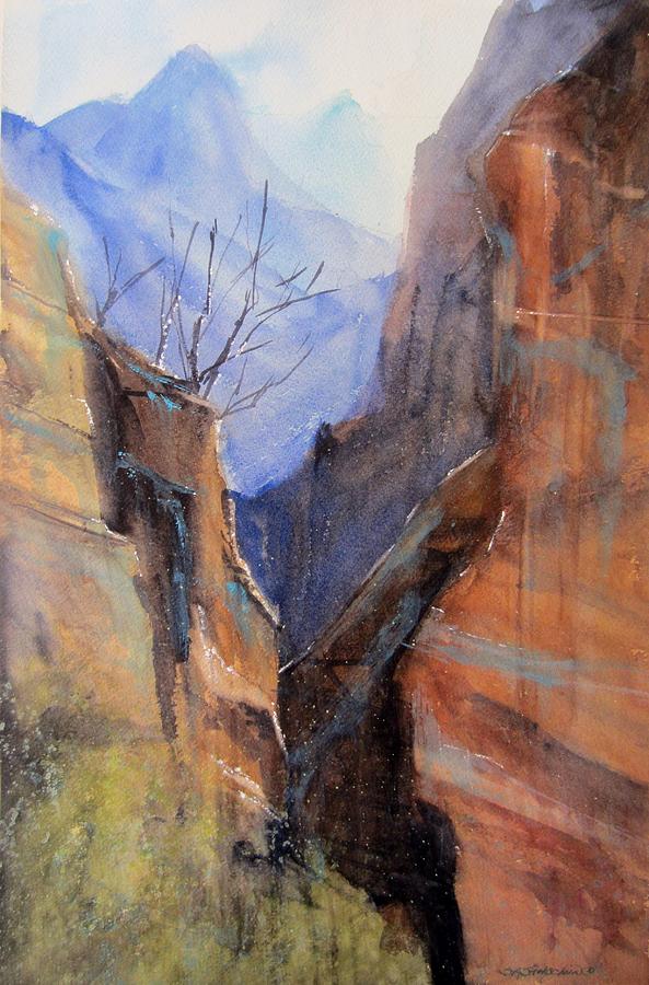 Utah Red Rocks Painting by Sandra Strohschein
