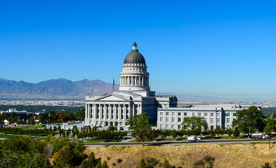 Utah State Capitol Building Photograph by Tikvahs Hope