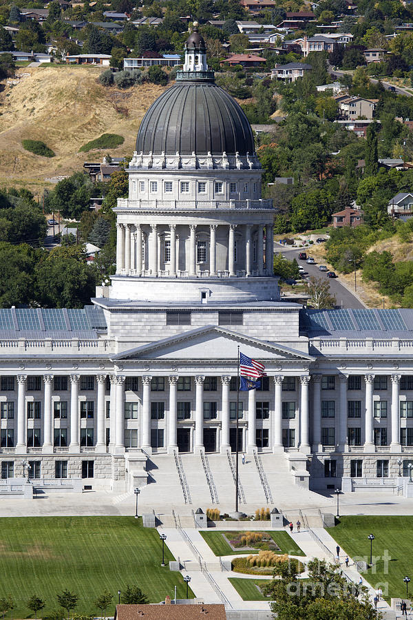 Utah State Capitol in Salt Lake City Photograph by Anthony Totah