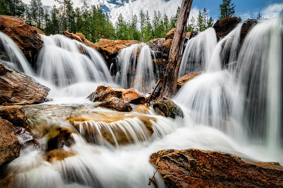 Waterfall Photograph - Utah Waterfall by Michael Ash
