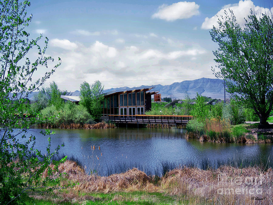 Utahs Botanical Center Digital Art by Rebecca Langen