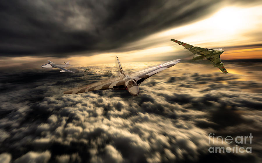 V Bombers Digital Art by Airpower Art
