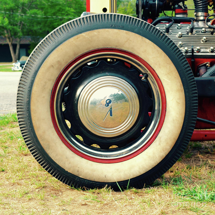 V8 Hot Rod Tire Photograph by Jason Freedman