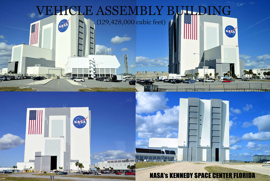 VAB Kennedy Space Center work A Photograph by David Lee Thompson