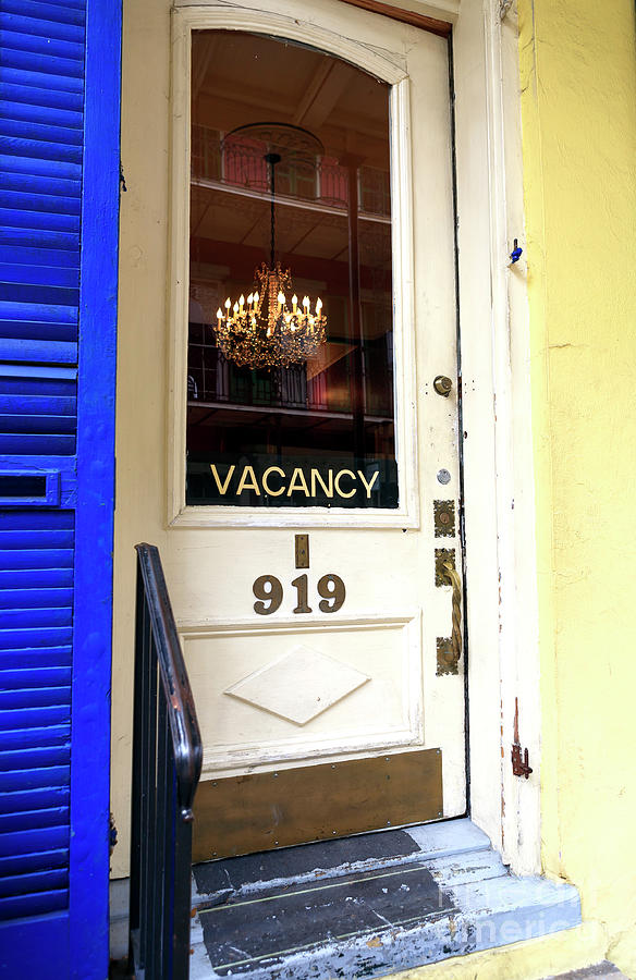 Vacancy in New Orleans Photograph by John Rizzuto