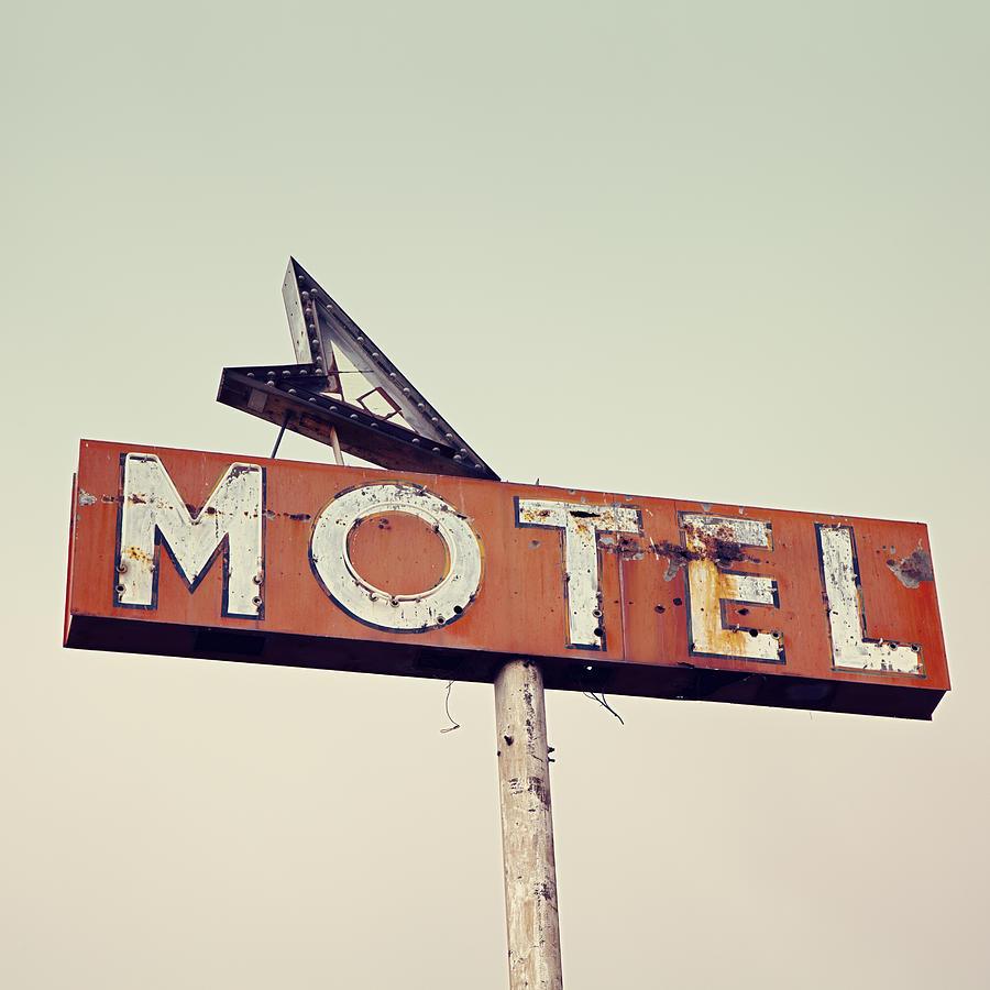 Vacancy Vintage Motel Sign Photograph by Melanie Alexandra Price