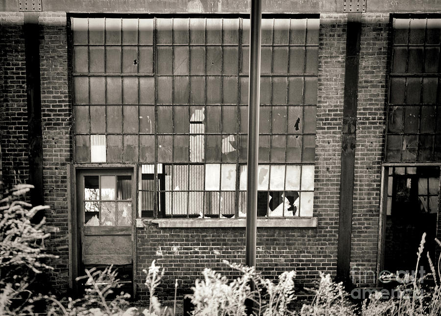 Vacant Bethlehem Steel Building  Photograph by Chuck Kuhn