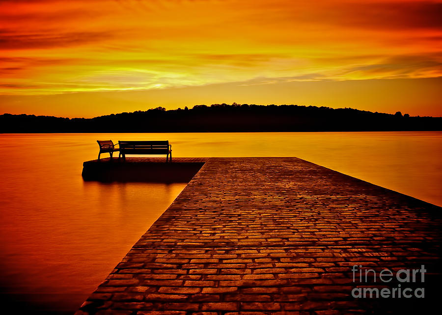 Sunset Photograph - Vacant Sunset by Mark Miller