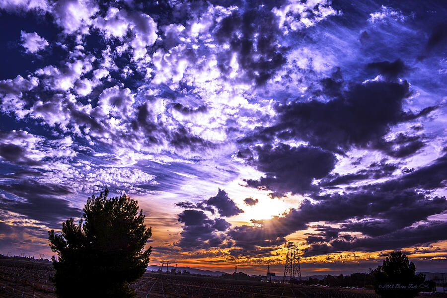 Vacaville Sunset After A Storm Photograph by Brian Tada