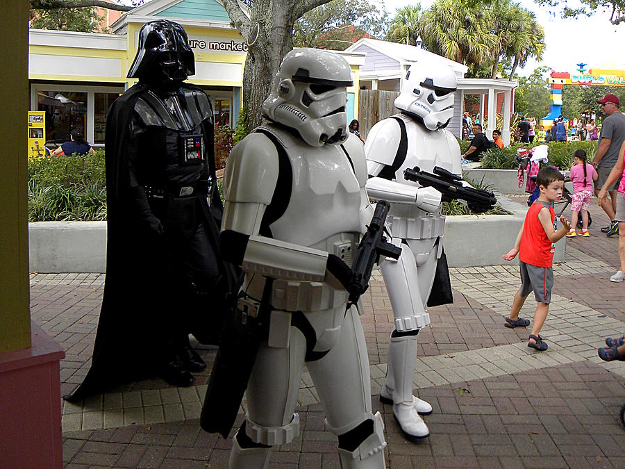 Vader on patrol  Photograph by Christopher Mercer