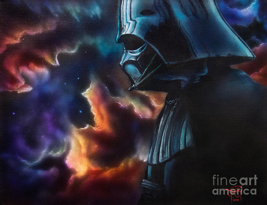 Star Wars Painting - Vader by Troy Wilfong