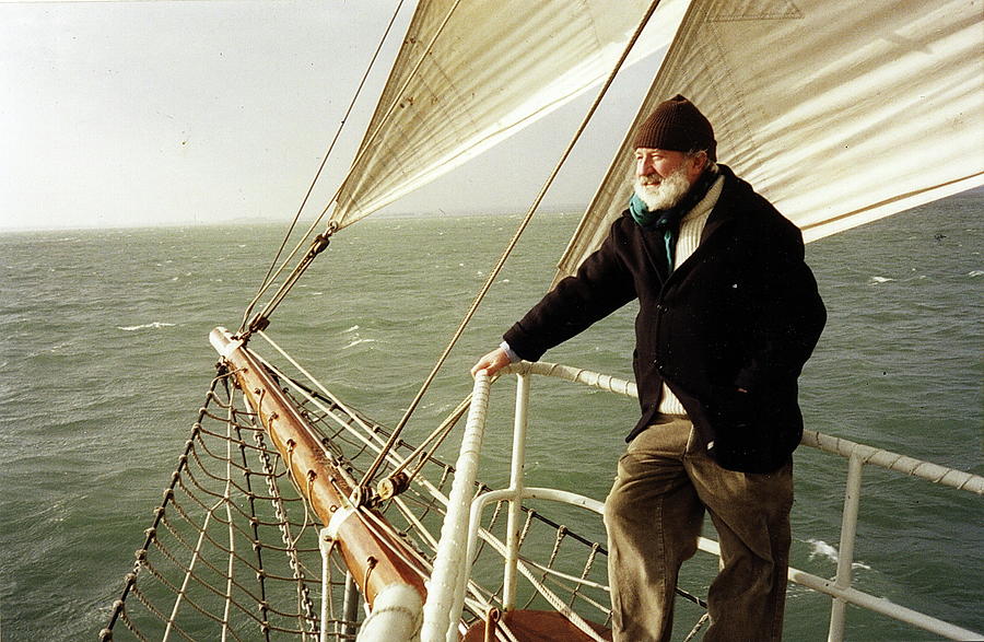 Val aboard the Asgard 11. Photograph by Val Byrne