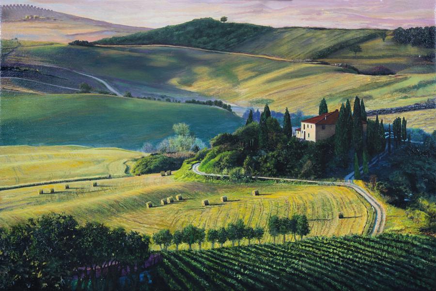 Val dOrcia Painting by Richard Barone