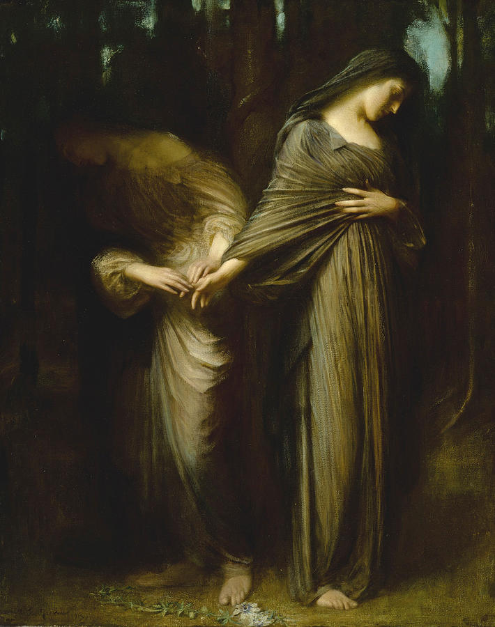 Vale. Farewell Painting by Arthur Hacker