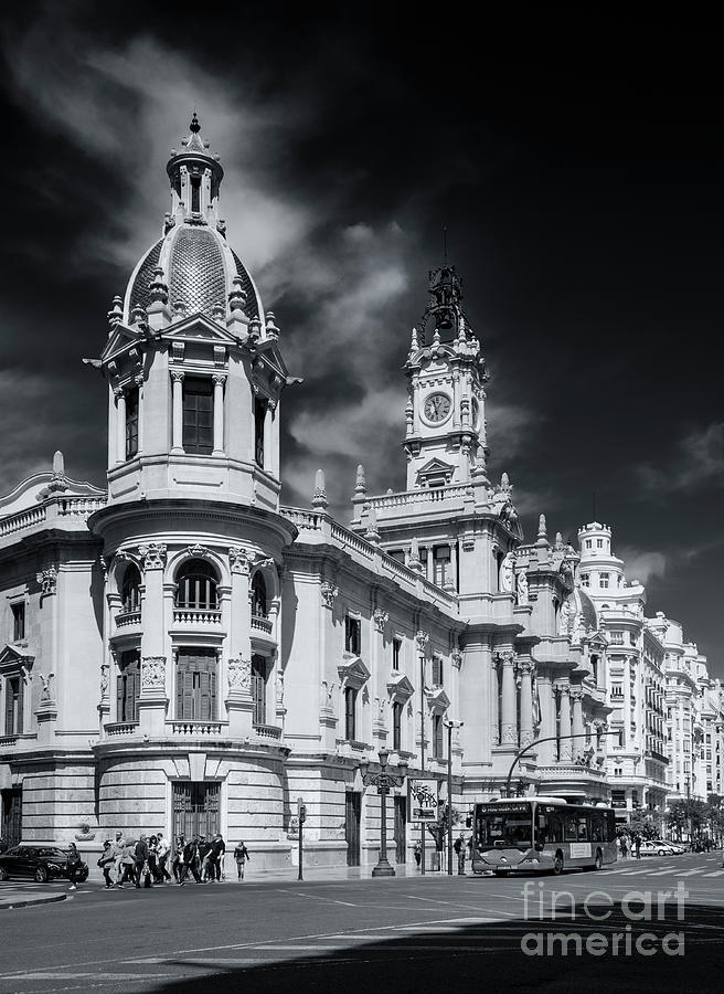 Valencia Town Hall, Spain Photograph by Philip Preston