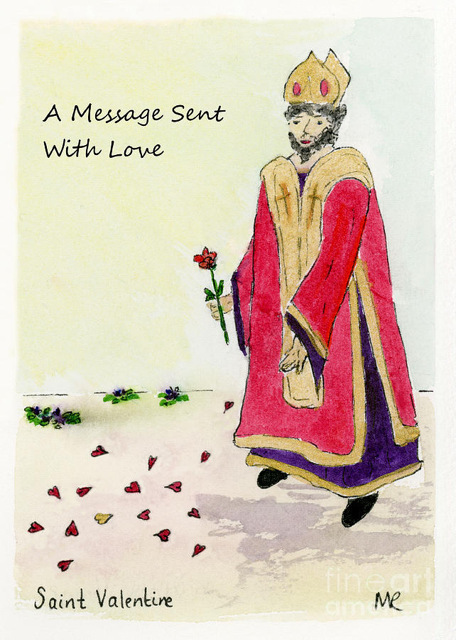 Valentine Message Painting by Michelle Reeve