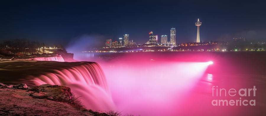 Valentines Day at Niagara Falls Photograph by Michael Ver Sprill