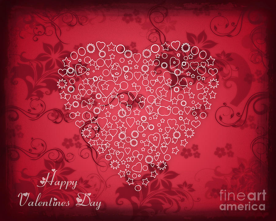 Valentines Day Card 2 Digital Art by Scott Parker