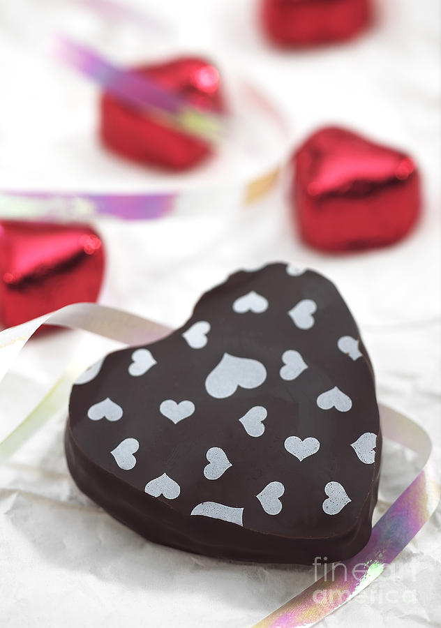 Valentines Day Chocolate Photograph by Gerard Lacz
