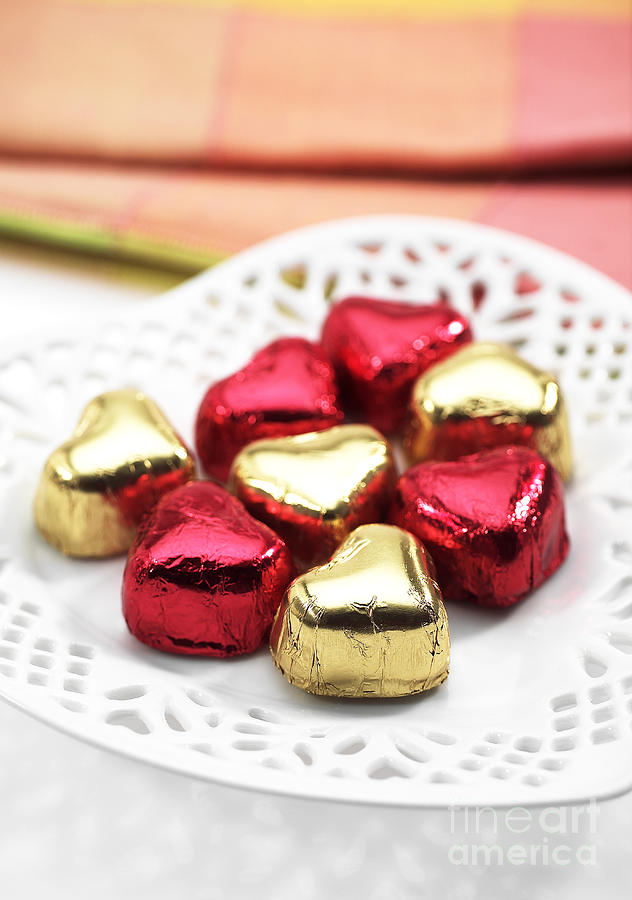 Valentines Day Chocolates Photograph by Gerard Lacz