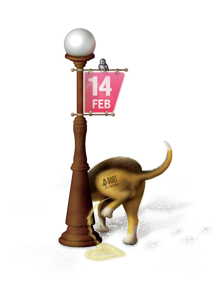 Valentines Day Drawing by Vlada Bortnovska Valentines Day Drawing by Vlada Bortnovska