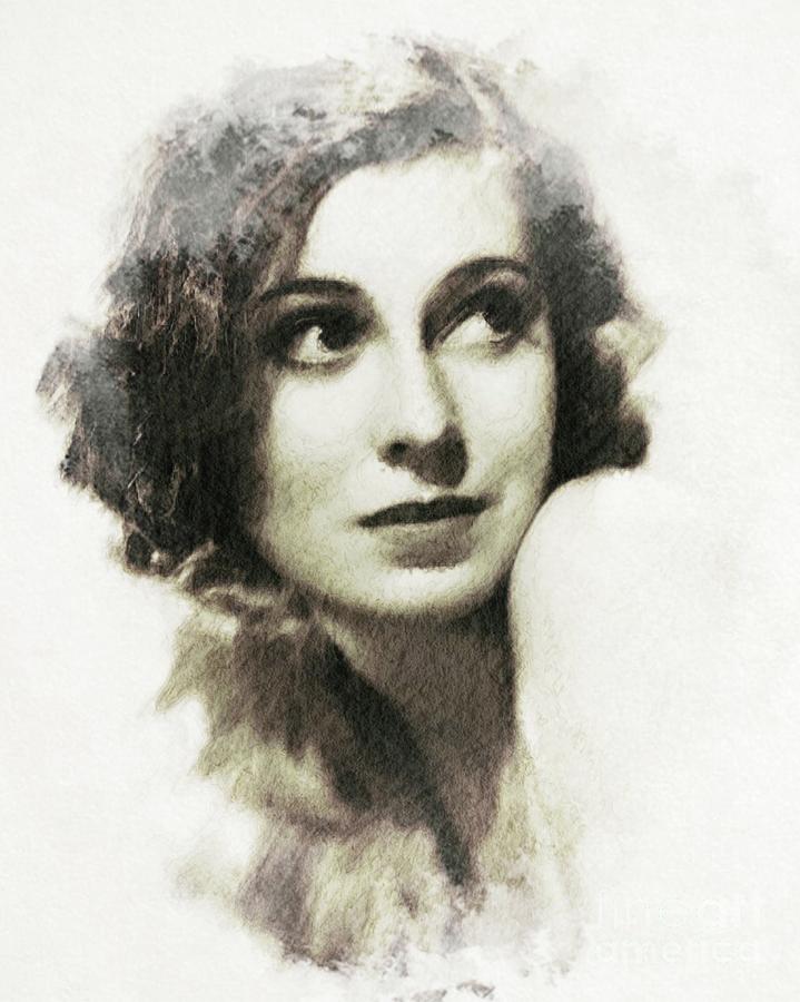 Hollywood Digital Art - Valerie Hobson, Vintage Actress by Esoterica Art Agency