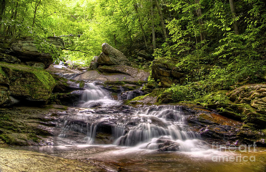 Waterfall Photograph - Valle Crucis Waterfall by James Foshee Waterfall Photograph - Valle Crucis Waterfall by James Foshee