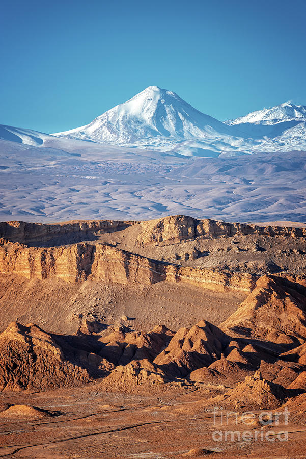 Valle de la Luna Atacama desert Photograph by Delphimages Photo Creations